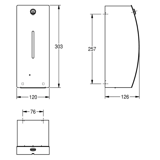 STRATOS Foam soap dispenser STR625
