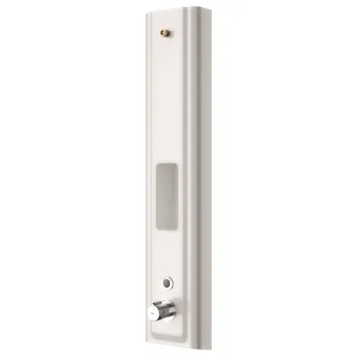 F5E Therm MIRANIT shower panel with shower gel
shelf F5ET2026