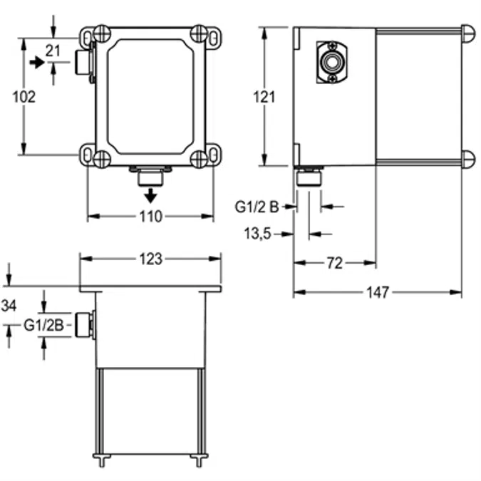 Basic installation kit AQLN0006