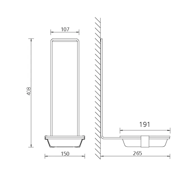 MEDCARE Drip tray for MEDCARE dispenser CMEDC10T