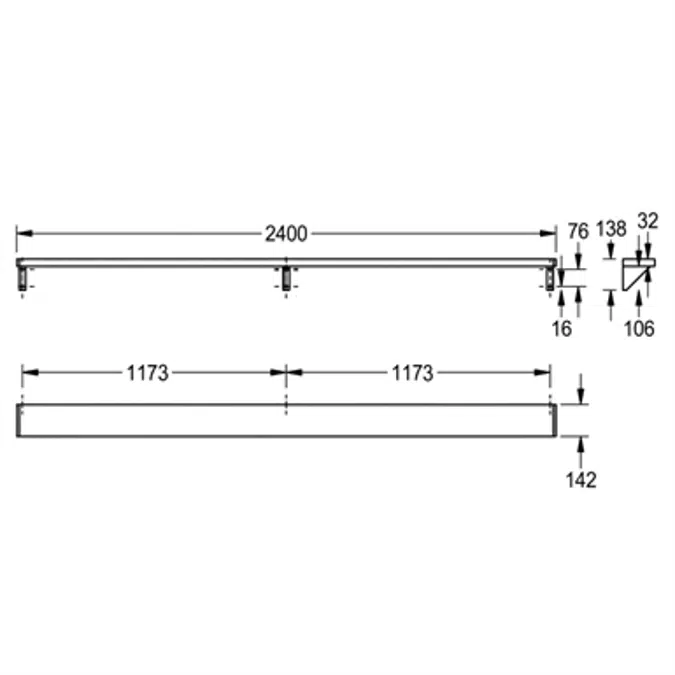 SATURN shelf BXSV24
