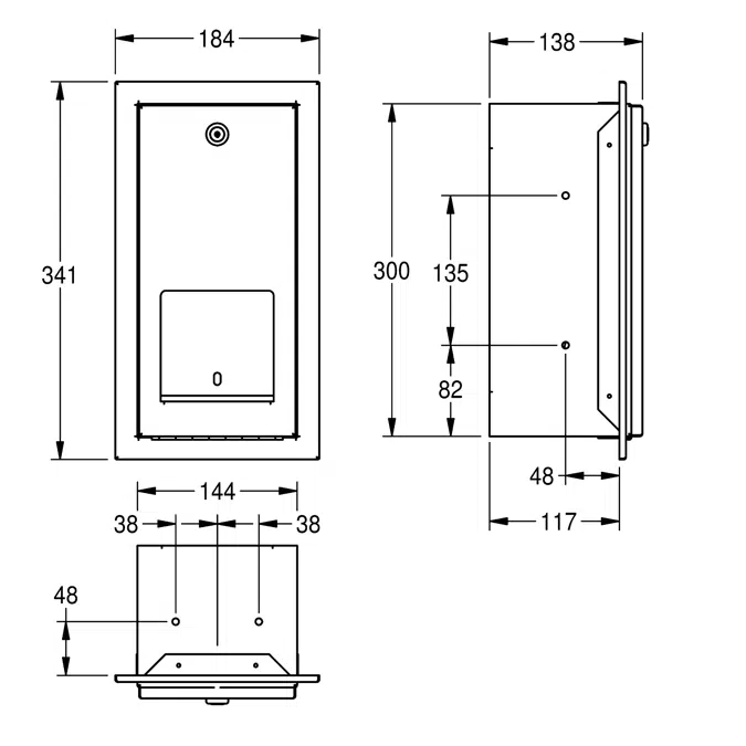 RODAN toilet roll holder RODX672E