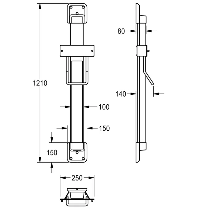 Height adjustment for F5 hood hair dryers ACDR0004