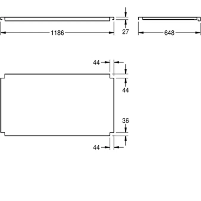 MAXIMA Shelf for Maxima MAXT120-70