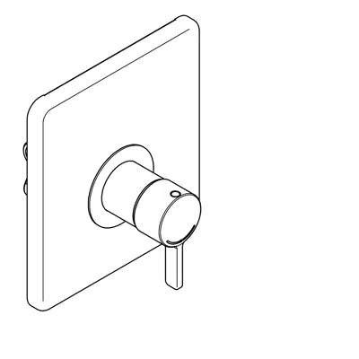 billede til Thermostatic in-wall mixer F5LT2014