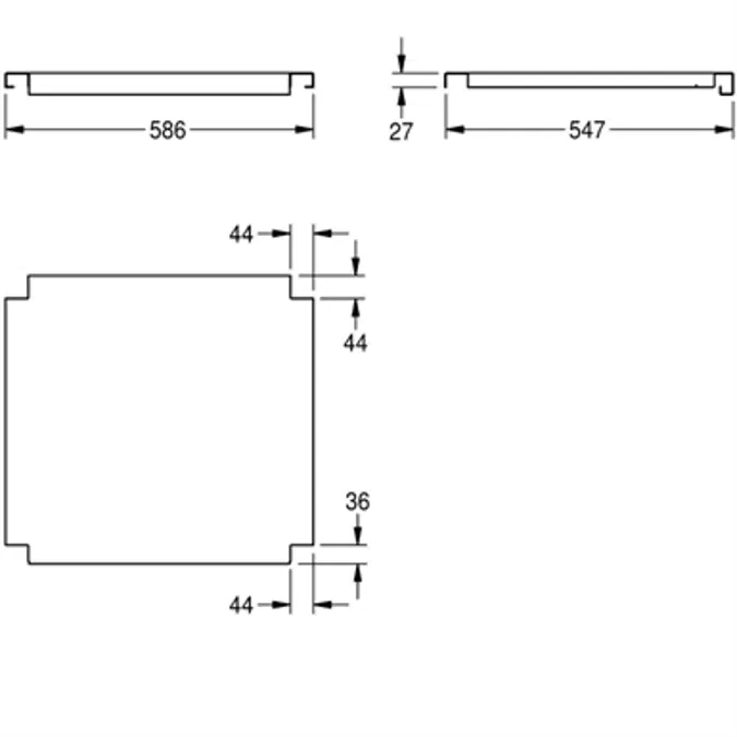 MAXIMA Shelf for Maxima MAXT60-60