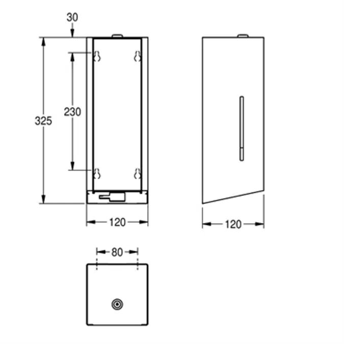 EXOS. electronic soap dispenser EXOS625W