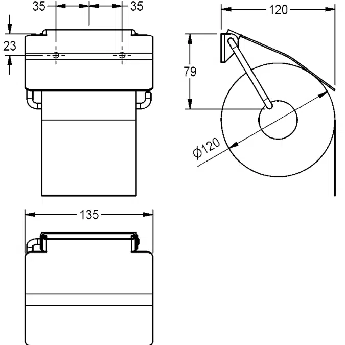 RODAN toilet roll holder RODX678