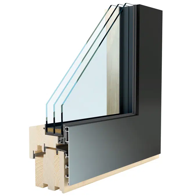 Vertical window PURE 92 65U Regular | Window width 1251-1500 | FAKRO