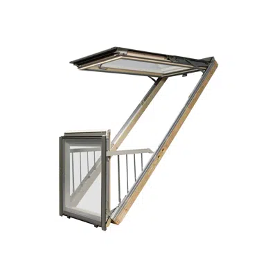 Image for Balcony window FGH-V P2 Galeria | FAKRO 