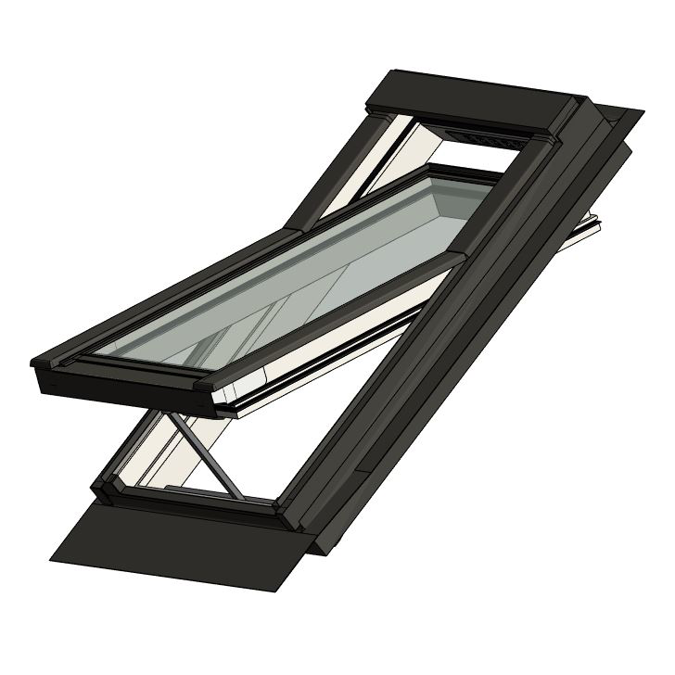Window with raised axis of rotation FYU-V P5 proSky Z-Wave | FAKRO
