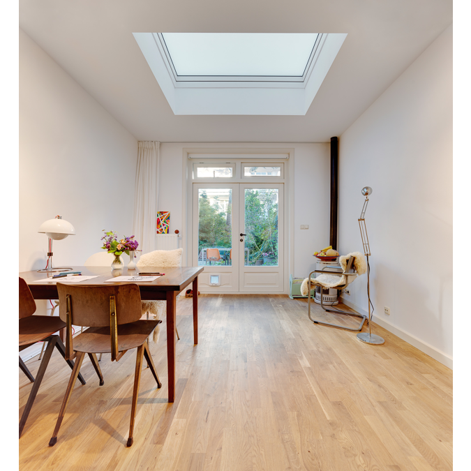 BIM objects - Free download! Flat roof window DXF DU6 | FAKRO | BIMobject