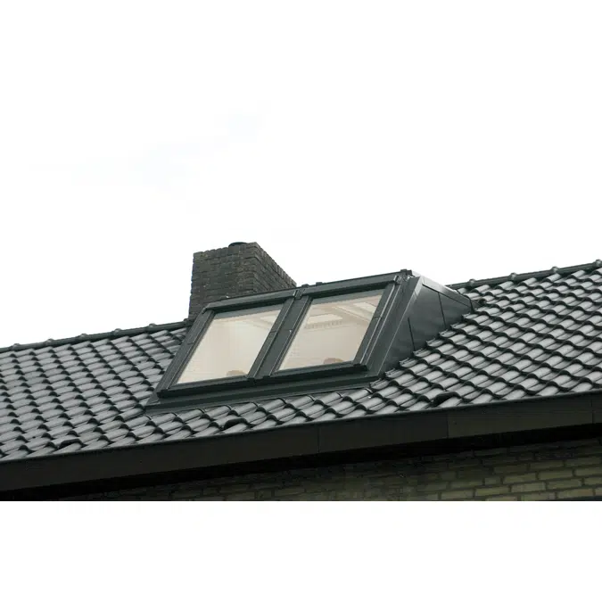 Dormer EDD-W + Centre pivot window FTP-V U3 | FAKRO