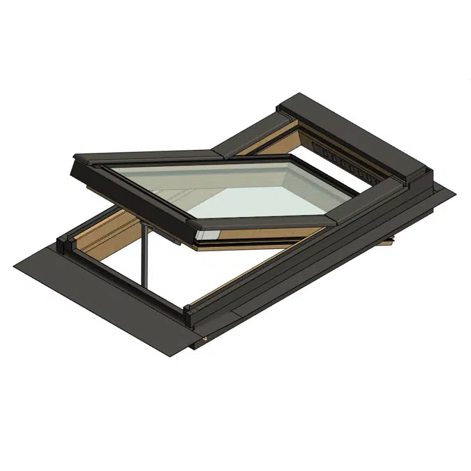 Window with raised axis of rotation FYP-V P5 proSky Z-Wave | FAKRO