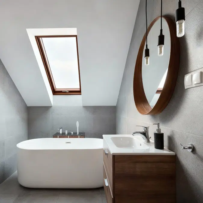 Centre pivot roof window PTP-X P50 AGMX FSC | FAKRO