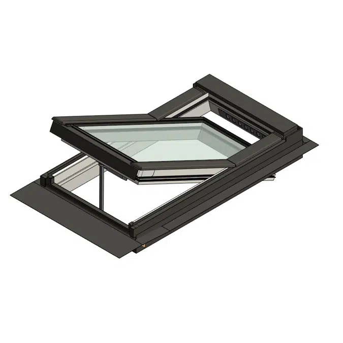 Window with raised axis of rotation FYW-V P2 proSky Z-Wave | FAKRO