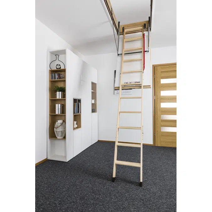 UPDATED Wooden folding highly insulated loft ladders LWT | FAKRO