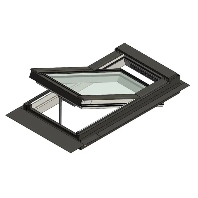 Window with raised axis of rotation FYW-V P5 proSky Z-Wave | FAKRO