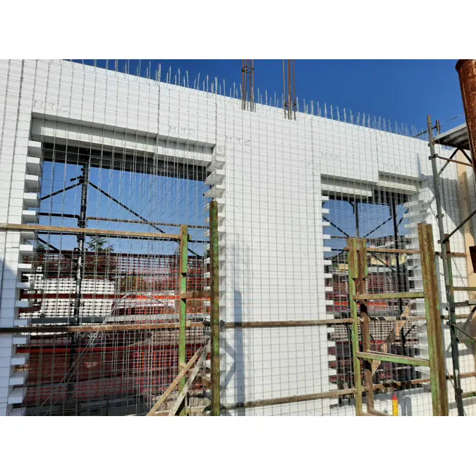 SINGLE CAST INSULATING CONCRETE MODULE 5+5NES37