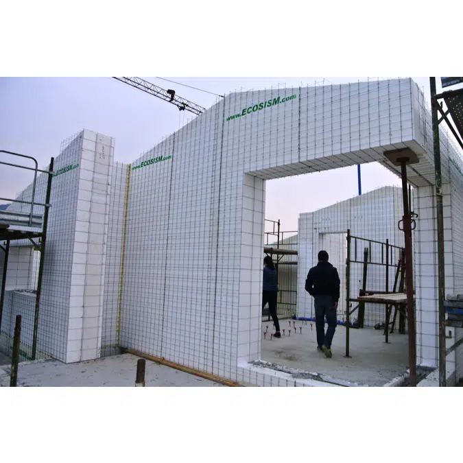 SINGLE CAST INSULATING CONCRETE MODULE 10+5NES37