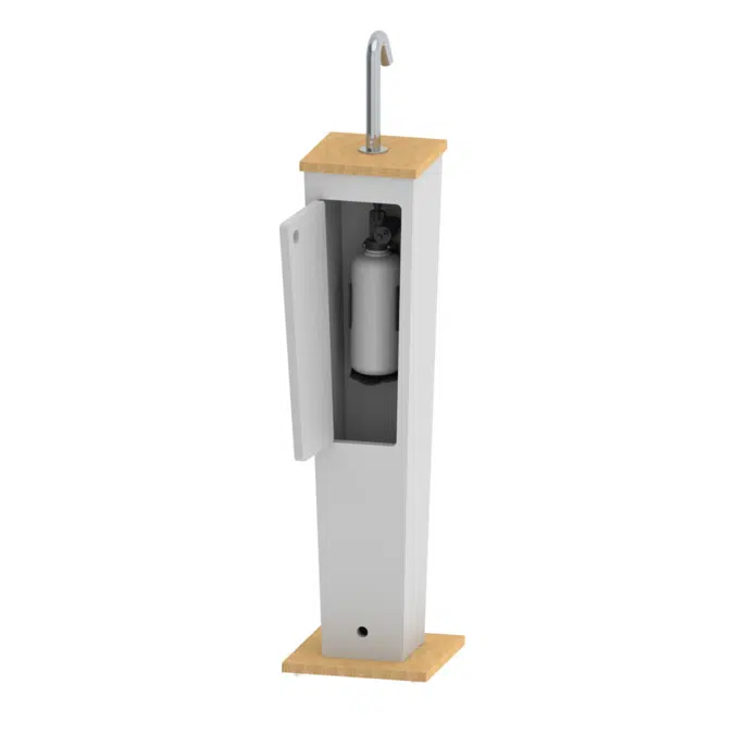 Hand Sanitizer Stand, Touch Free Hand Sanitizer Pillar, SKU: 281100