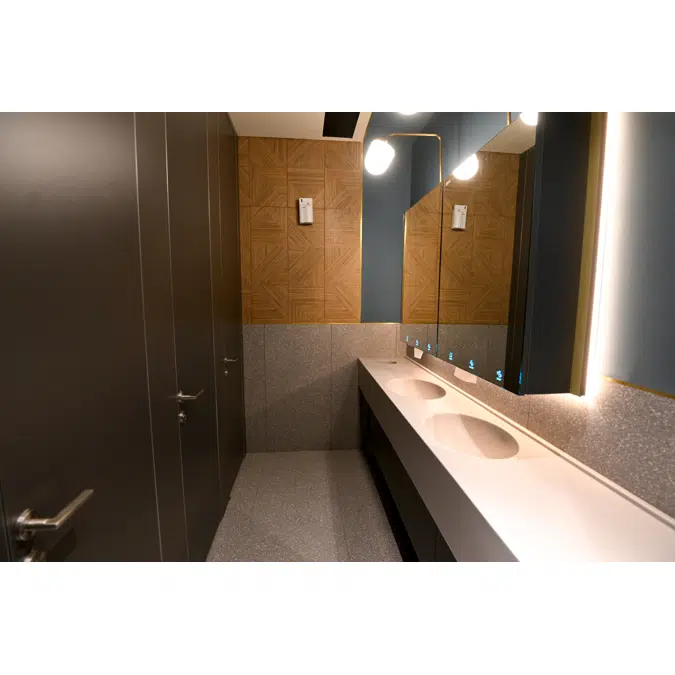 Floor-to-Ceiling HPL Cubicles and Toilet Partitions