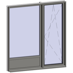 multi-paned windows - 3 compound zones