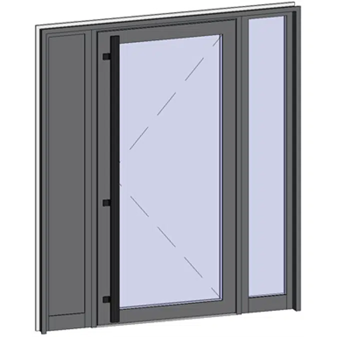 Grand Trafic Doors - Single outward opening with 2 fixed