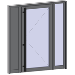 grand trafic doors - single outward opening with 2 fixed