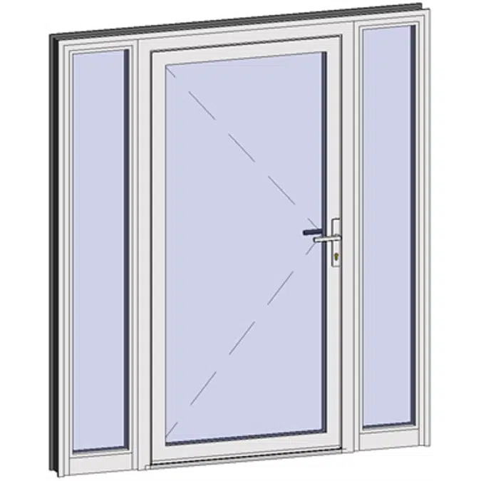 Grand Trafic Doors - Single outward opening with 2 fixed