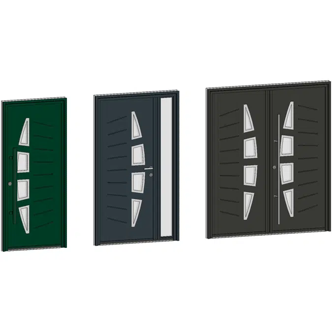 Entrance door Collection Contemporaine SILLON