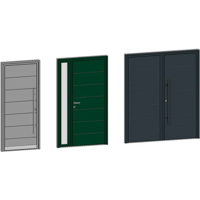 Entrance door Collection Surface LIGNÉE85