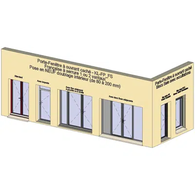 Door window Opening inside leaf with lock - Showcase图像