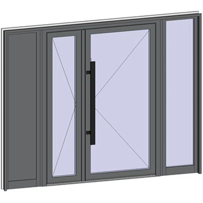 Grand Trafic Doors - Double inward opening with 2 fixed