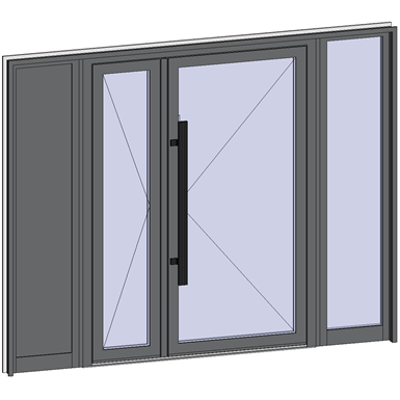 Image for Grand Trafic Doors - Double inward opening with 2 fixed