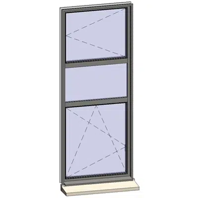 Image for Vertical strip windows - 3 zones