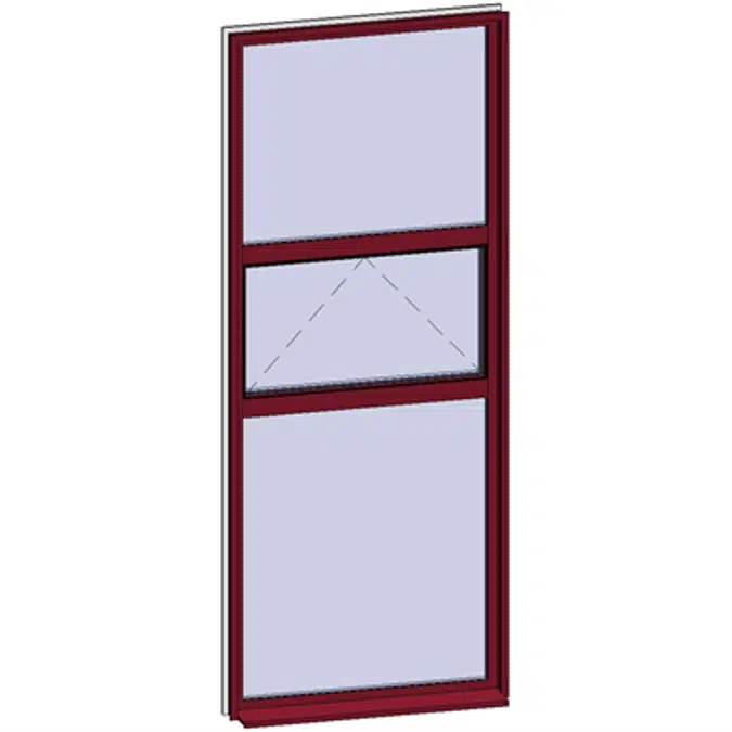 Vertical strip windows - 3 zones