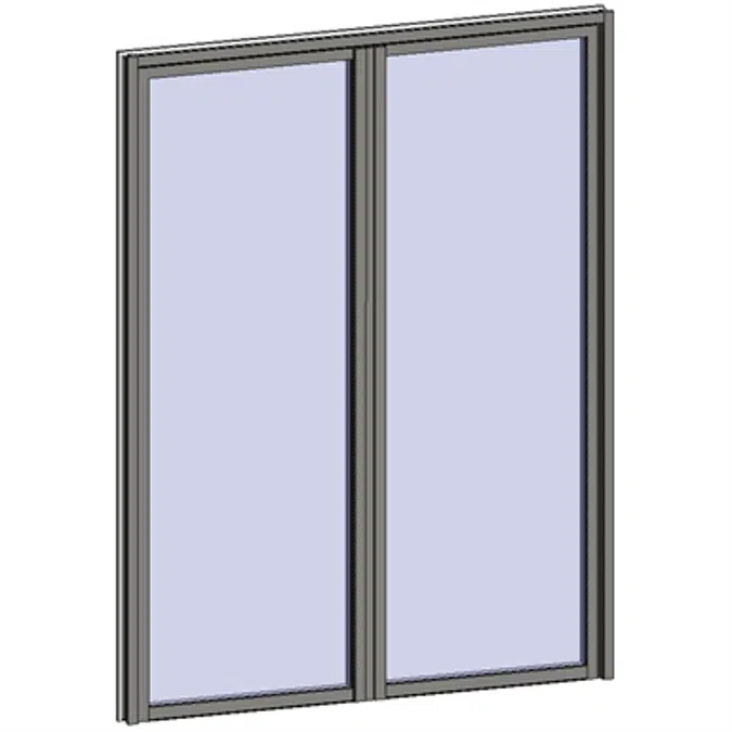 fixed window with 2 horizontal zones