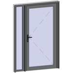 grand trafic doors - single outward opening with left fixed