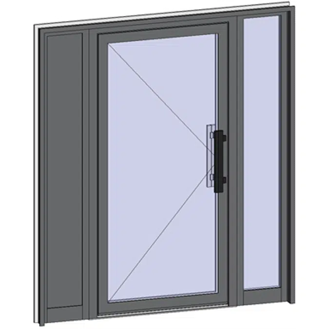 Grand Trafic Doors - Single inward opening with 2 fixed