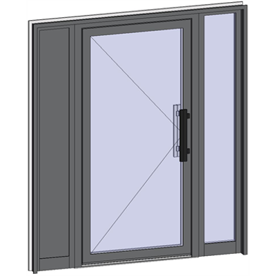 Image for Grand Trafic Doors - Single inward opening with 2 fixed