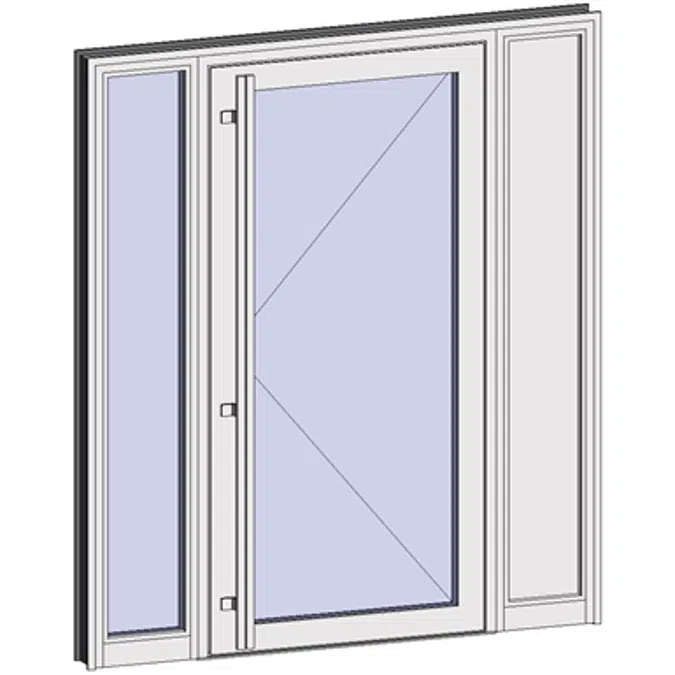 Grand Trafic Doors - Single inward opening with 2 fixed