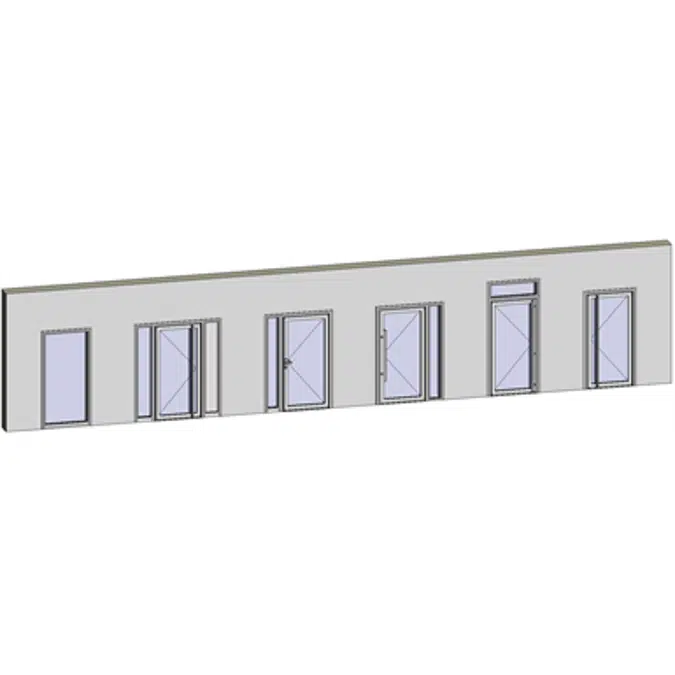 Grand Trafic Doors - Anti Finger Pinch version - Single inward opening - Showcase