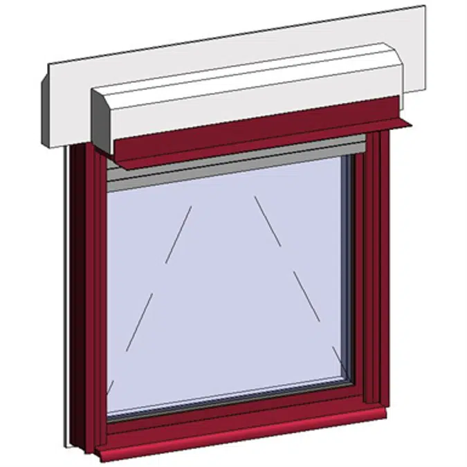 Window opening inside with Shutter