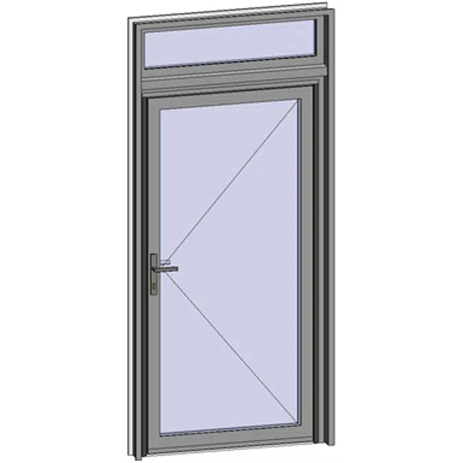 Grand Trafic Doors - Anti Finger Pinch version - Single inward opening with transom