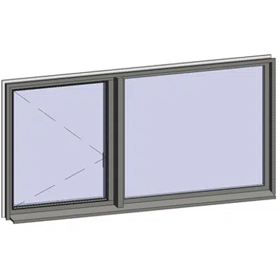 Image for Horizontal strip windows - 2 zones