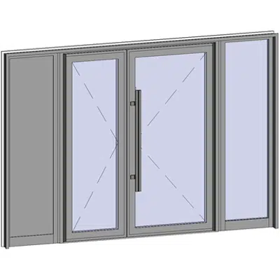 Image for Grand Trafic Doors - Anti Finger Pinch version - Double outward opening with 2 fixed