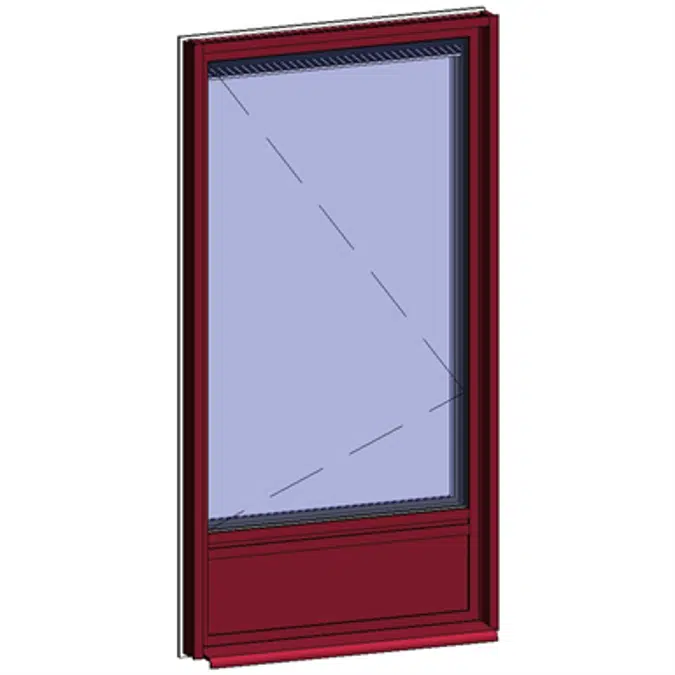 Window with breathable leaf with sublight