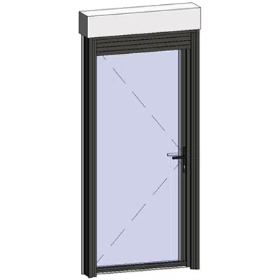 Image for Door window Opening inside leaf with lock with Shutter