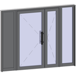 grand trafic doors - double outward opening with 2 fixed